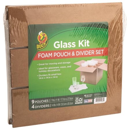 DUCK BRAND 12 in W X 1 ft L Glass Protection Kit 287792